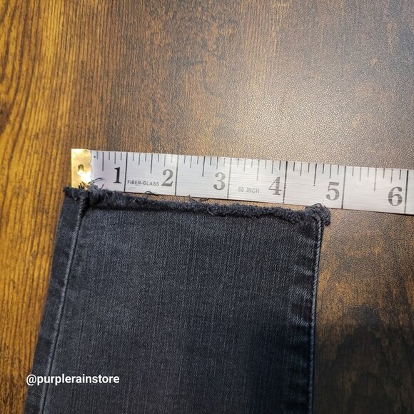 Madewell Jeans 27 Skinny 9" High Rise Black Sea Wash H2230 Tummy Control Stretch - Picture 11 of 12